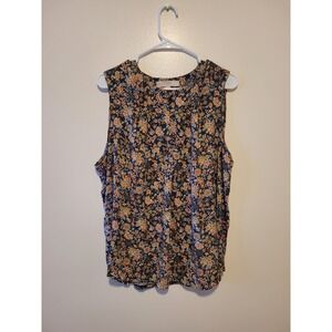 Loft Blue Floral Top
